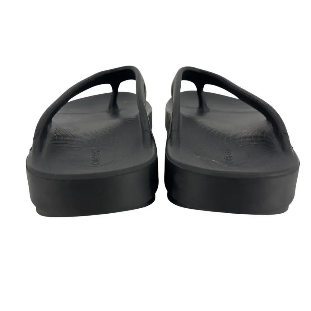 OOFOS OOriginal Recovery Sandal Black Mens Size 11 W 13 Fitness Comfort Dadcore